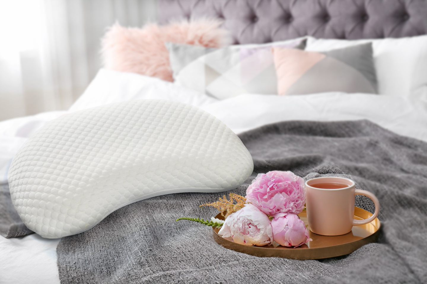 Подушка премиум класса Niature П502 LUBUA, Молочный купить в OrtoMir24